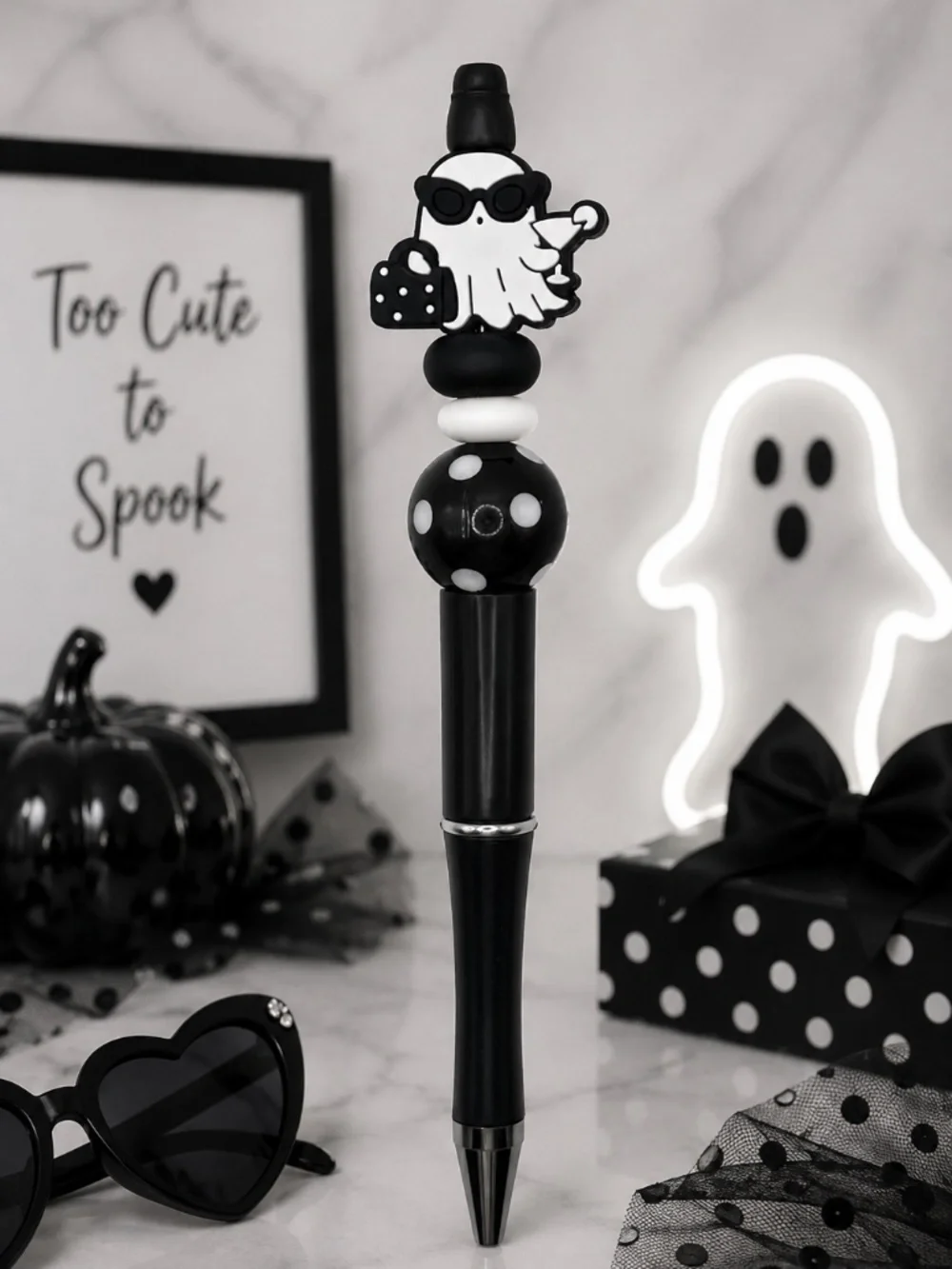 Ghost Glam Beaded Pen